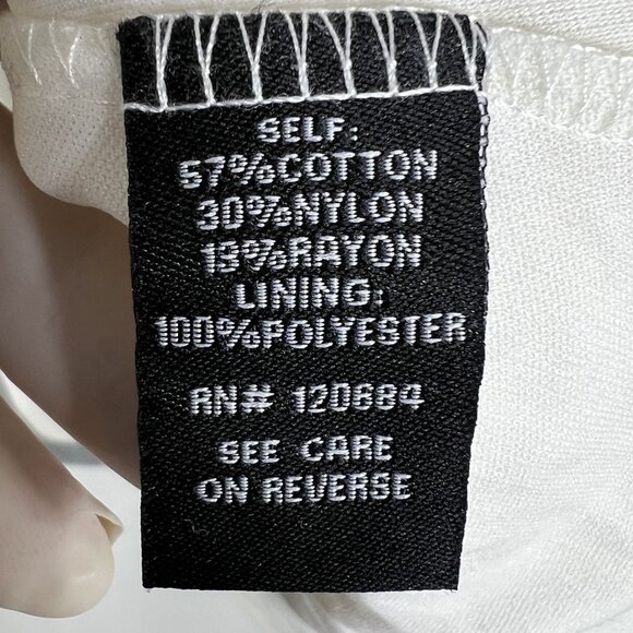 Torrid 2X NWT Womens White Lace Overlay Button-Front Shirt Dress Roll Tab Sleeve - Picture 14 of 16